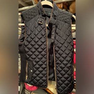 Navy Quilted Vest